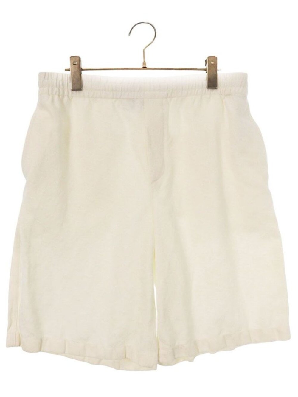 Gucci GG Logo All Over Print Linen Blend Shorts 48